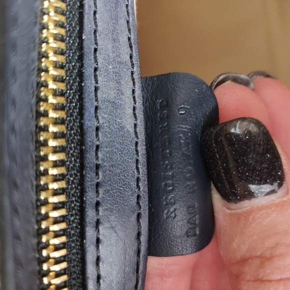 Ghurka Rover No. 66 handbag blue Navy Leather - Picture 13 of 13